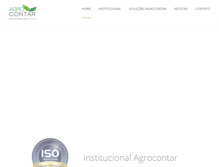 Tablet Screenshot of agrocontar.com.br